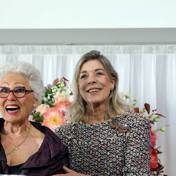 La princesse Caroline de Hanovre, Margita Monnin - 56ème Concours International de Bouquets au Yacht Club de Monaco le 10 mai 2025. Le thème de cette année est « Fleurs en mouvements ». © Cyril Dodergny/Nice-Matin/Bestimage