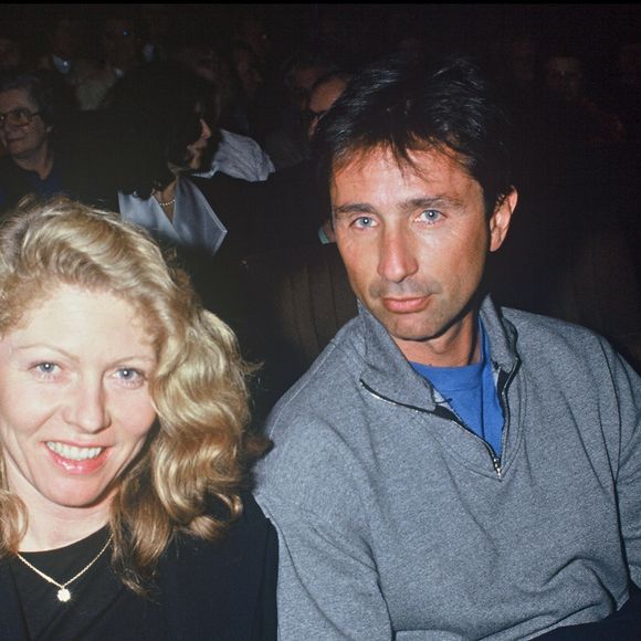 Archives : Thierry Lhermitte et sa femme Hélène lors de la 200ème de la pièce de théâtre "Plein Feux" en 1992 Frederic Herve / Bestimage