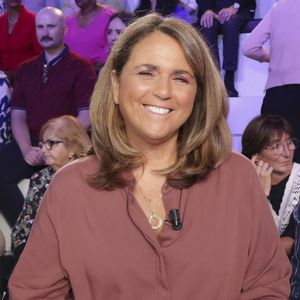 Exclusif - Valérie Benaim, sur le plateau de l’enregistrement de l’émission « Face à Hanouna » présentée parC.Hanouna et diffusée sur C8 le 14 septembre 2024, à Paris, France, le 12 septembre 2024. © Jack Tribeca / Bestimage