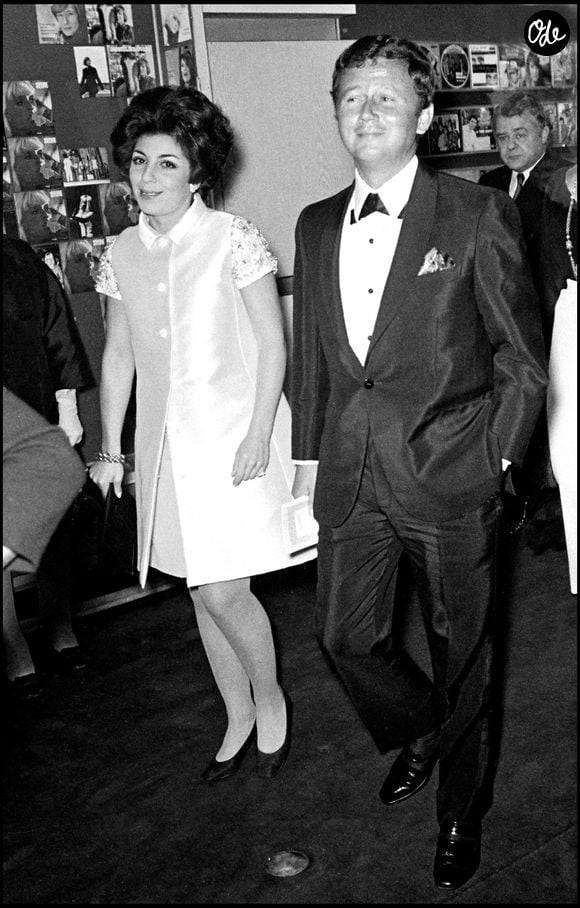 Philippe Bouvard et son épouse Colette à l'Olympia en 1968.

AGENCE / BESTIMAGE