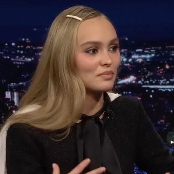 Lily-Rose Depp chez Jimmy Fallon, en 2025. JLPPA / Bestimage