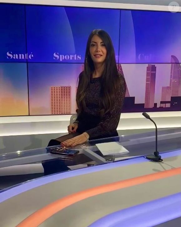 Virgilia Hess, présentatrice de BFMTV, immortalisée sur la Toile.