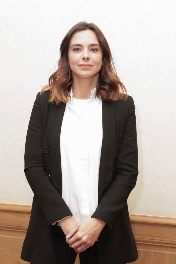 Exclusif -   Marine Lorphelin (Miss France 2013) lors de la conférence de presse "Défi d'Elles 2024" à Paris le 10 janvier 2024. © Jack Tribeca / Bestimage