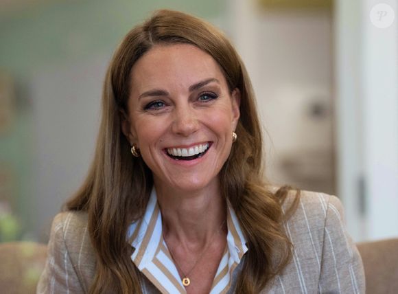 ©Alpha Press 073074 02/07/2025. Kate Middleton Princesse de Galles lors d'une visite au RHS Wellbeing Garden à l'hôpital de Colchester dans l'Essex.