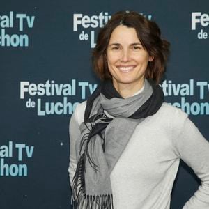 Eglantine Eméyé lors de la 24ème édition du festival TV de Luchon le 8 février 2022. © Christophe Aubert / Bestimage