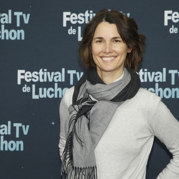 Eglantine Eméyé lors de la 24ème édition du festival TV de Luchon le 8 février 2022. © Christophe Aubert / Bestimage