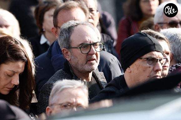 Bruno Solo aux funérailles de Bruno Salomone à l'église Sainte-Anne de Polangis à Joinville-le-Pont (Val-de-Marne) le 23 mars 2026.

© Cyril Moreau  Dominique Jacovides / Bestimage