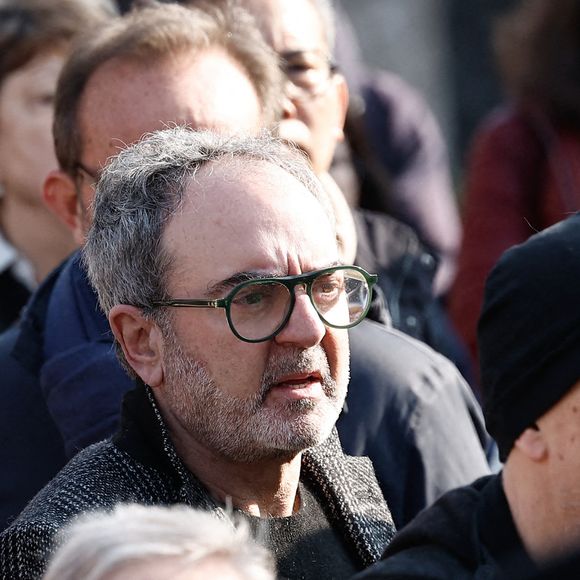 Bruno Solo aux funérailles de Bruno Salomone à l'église Sainte-Anne de Polangis à Joinville-le-Pont (Val-de-Marne) le 23 mars 2026.

© Cyril Moreau  Dominique Jacovides / Bestimage
