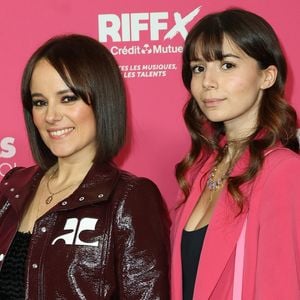 Alizée (Alizée Jacotey) avec sa fille Annily Chatelain - Première du film "Mean Girls" au Grand Rex à Paris. COADIC GUIREC / BESTIMAGE