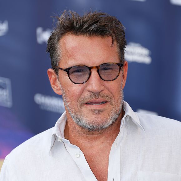 Benjamin Castaldi (Casque d’Or) sur le tapis bleu de la 16ème édition du festival du film francophone de Angoulême le 23 août 2023.

© Coadic Guirec / Bestimage