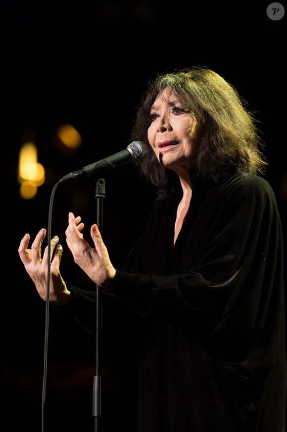 Juliette Greco se produit au Festival de Jazz de Montreux, Suisse, le 8 juillet 2012. Photo by Loona/ABACAPRESS.COM