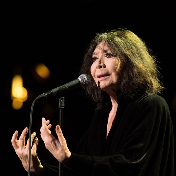 Juliette Greco se produit au Festival de Jazz de Montreux, Suisse, le 8 juillet 2012. Photo by Loona/ABACAPRESS.COM