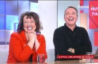 Les filles d'Anne Roumanoff et de Stéphane Rotenberg travaillent dans le même milieu et ils en sont très fiers ©France 5 - C à vous