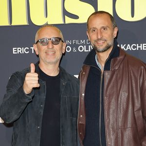 Gad Elmaleh et Arié Elmaleh - Première du film "Juste une illusion" au cinéma Le Grand Rex à Paris le 22 mars 2026. © Coadic Guirec/Bestimage
