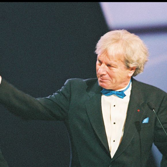 Jean-Michel et Maurice Jarre et Michel Drucker à Paris en 1995. © Bestimage