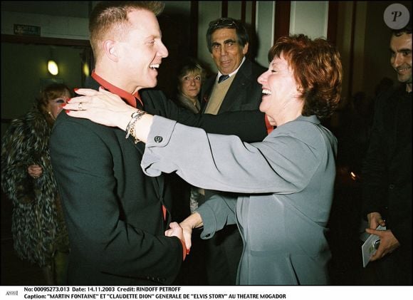 La soeur de Céline chante encore aujourd'hui et est même passée à l'Olympia.

Martin Fontaine et Claudette Dion au théâtre Mogador