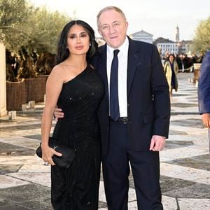 Salma Hayek ; François-Henri Pinault, 61e Biennale de Venise – Exposition internationale d'art
Dîner de gala Pinault Fondation Cini – Venise, Italie. 6 mai 2026
© SGPItalia