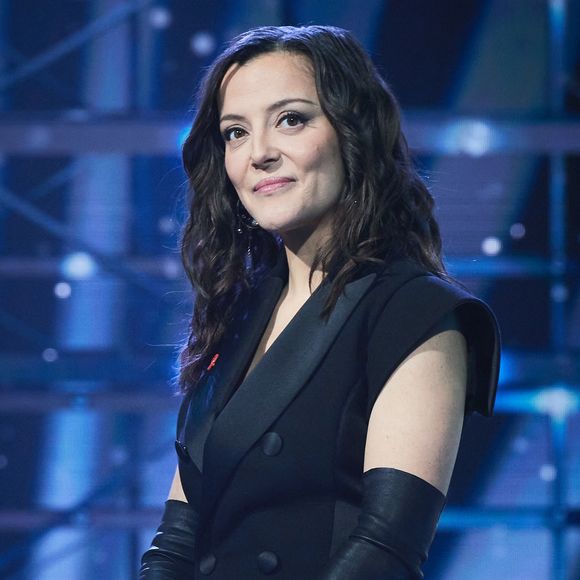 Exclusif - Camille Lellouche lors de l’enregistrement de l’émission “Les stars s’unissent pour le Sidaction” au théâtre Marigny à Paris, France, le 11 mars 2025. L’émission sera diffusée en prime le 22 mars sur France 2. © Guirec-Moreau/ Bestimage