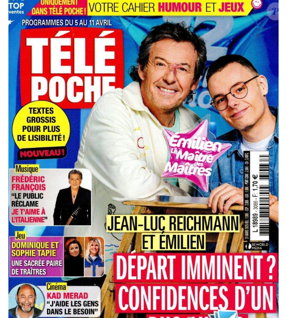 Auprès de "Télé Poche", le candidat de TF1 se livre sur son parcours et évoque son éventuel départ.

Magazine "Télé Poche"