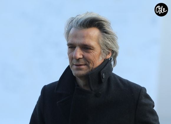 Yvan Le Bolloc'h - Sorties des obsèques du journaliste, animateur de télévision et animateur de radio français Philippe Gildas en la salle de la Coupole au crématorium du cimetière du Père-Lachaise à Paris, France, le 5 novembre 2018. Agence / Bestimage