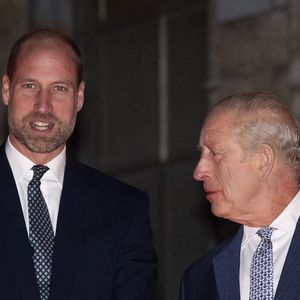 Le roi Charles III et le prince de Galles assistent à l'événement Countdown to Cop30, organisé conjointement par le Natural History Museum et le gouvernement britannique au London Museum. Cet événement rassemble les acteurs de la lutte contre le changement climatique et la perte de la nature, en amont du sommet de la Cop30 qui se tiendra à Belém, au Brésil, en novembre. Jeudi 9 octobre 2025. Photo par Henry Nicholls/PA Wire/ABACAPRESS.COM