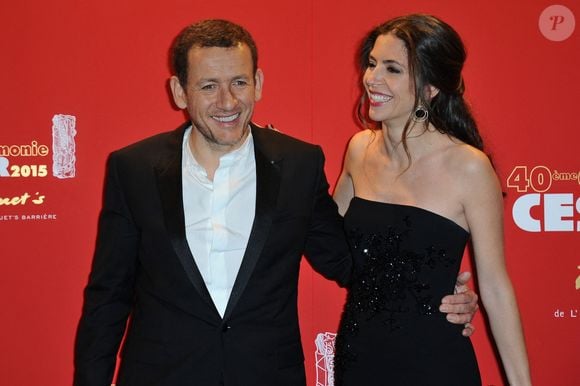 Yael Harris et Dany Boon arrivant pour le dîner de gala suivant la 40e cérémonie des César (prix du cinéma français), qui s'est tenue au restaurant Fouquet's à Paris, France, le 20 février 2015. Photo by Aurore Marechal/ABACAPRESS.COM
