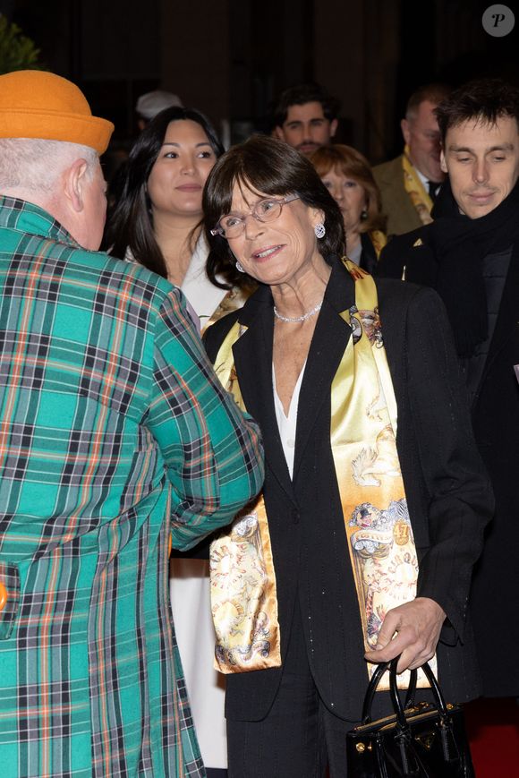 La princesse Stéphanie de Monaco - Soirée de clôture du 47ème Festival International du Cirque de Monte-Carlo sous le chapiteau de Fontvieille à Monaco, le 21 janvier 2025. © Olivier Huitel / Pool Monaco / Bestimage