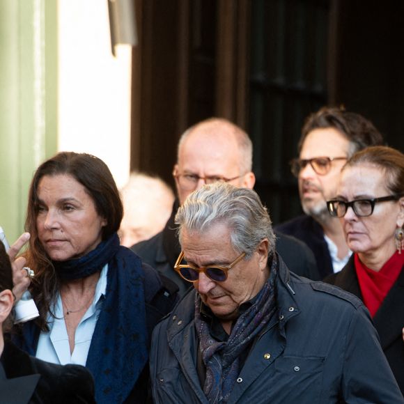 Quelques mois avant sa mort, il retrouvait la troupe du Splendid pour célébrer les 75 ans de "Paris Match".

Christian Clavier et Carole Bouquet lors de la cérémonie d'enterrement de l'acteur français Michel Blanc à l'église Saint Eustache à Paris, France, le 10 octobre 2024. Photo par Florian Poitout/ABACAPRESS.COM