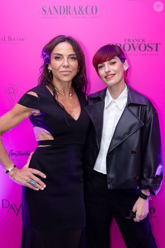 Exclusif - Sandra Sisley et Jennifer Ayache lors d'une soirée  à la suite Sandra & Co lors du Festival International des Séries de Cannes, Canneseries Saison 8, à l’hôtel JW Marriott Cannes le 25 avril 2025.

© Aurelio Stella / William Sanches Tavares / Bestimage