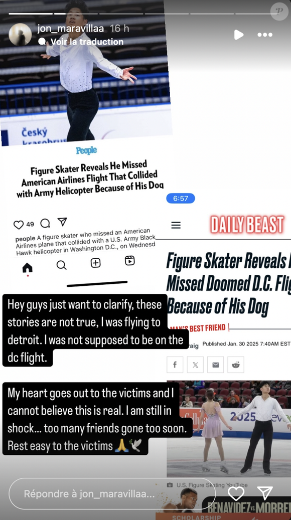 Sur Instagram, Jon Maravilla a tenu à rétablir la vérité