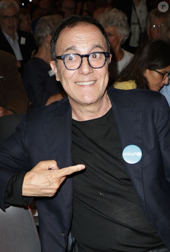 Thierry Beccaro - Les amis musiciens de Renaud ont donné un concert à la Mairie du 13ème à Paris le 5 septembre 2024© Coadic Guirec/Bestimage