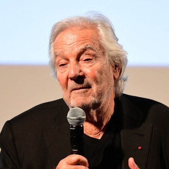 Et pour cela il ne tourne plus en même temps qu'il est au théâtre

Pierre Arditi - Festival Lumière à Lyon le 13 octobre 2025. © Romain Doucelin/Bestimage