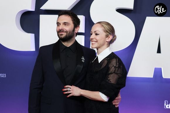 Pio Marmai et sa compagne Charlotte Ranson au photocall de la 48ème cérémonie des César à l’Olympia à Paris le 24 février 2023.

© Dominique Jacovides / Olivier Borde / Bestimage