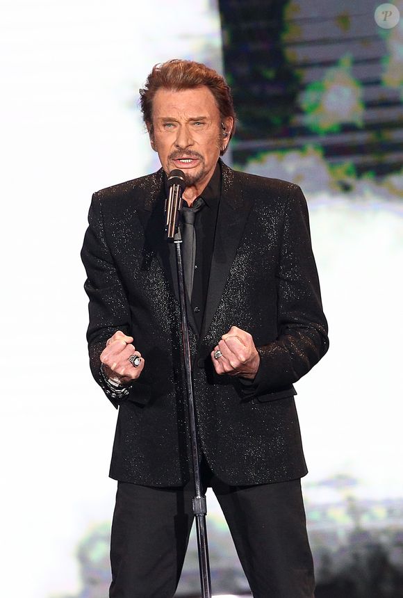 Exclusif - Johnny Hallyday - Enregistrement de l'émission Spécial Johnny Hallyday, "Johnny, la soirée événement", qui sera diffusée sur TF1 en prime-time le 20 décembre.