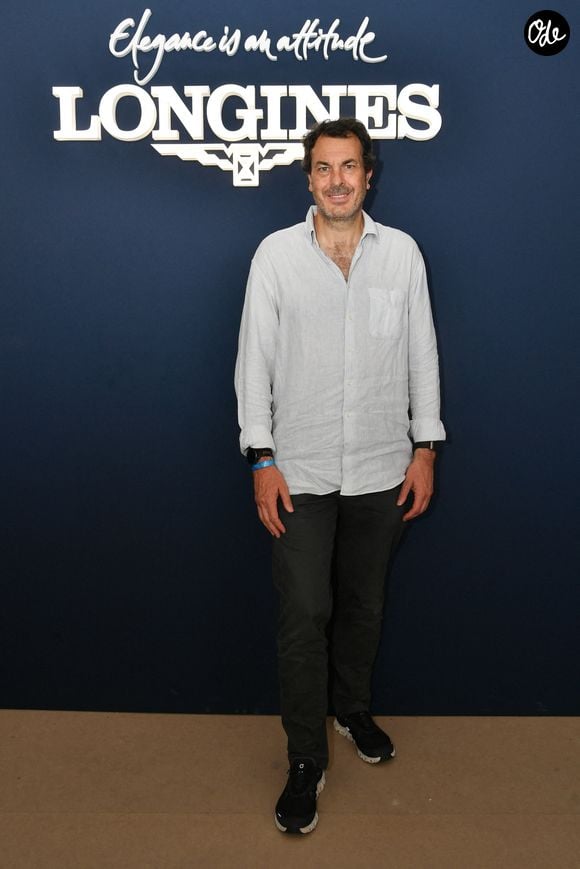 Exclusif - Laurent-Éric Le Lay dans l’espace VIP “le Pavillon Eiffel,” lors de la 12ème édition Longines Paris Eiffel Jumping au pied de la Tour Eiffel sur le Champ-de-Mars à Paris, France le 21 juin 2026
© Perusseau / Veeren / Bestimage