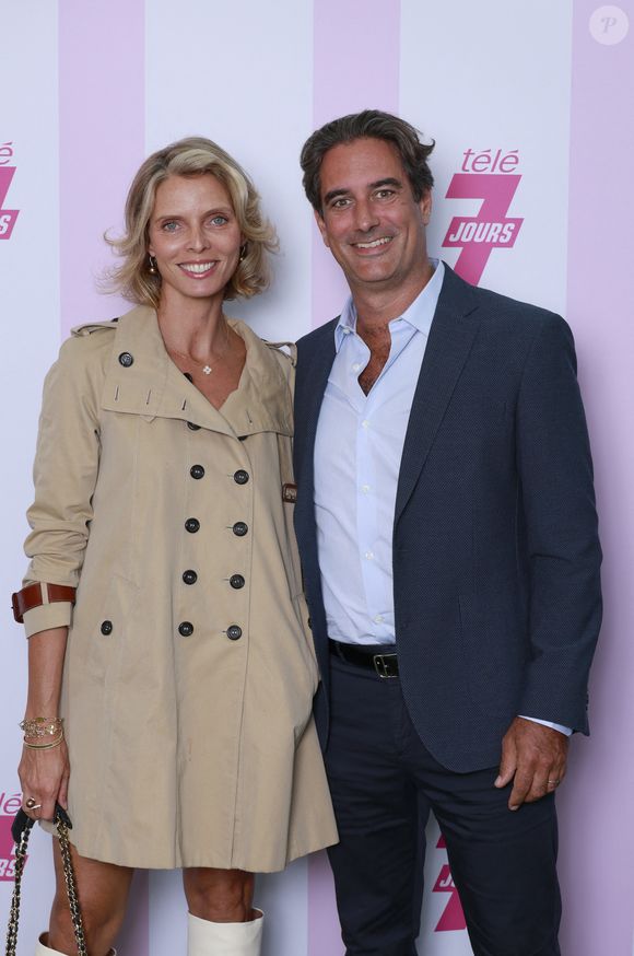 Sylvie Tellier et son époux Laurent Schenten - Soirée Télé 7 jours Chez Francette à Paris, jeudi 4 septembre 2025. - Soirée Télé 7 jours Chez Francette à Paris le 4 septembre 2025.
© Christophe Aubert via Bestimage