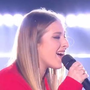 Helene Ségara sur le plateau de la Star Academy, 23 décembre 2023.