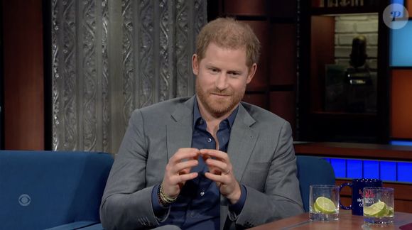 Ce n'est pas la première fois que le duc de Sussex apparaît dans l'émission.

Le prince Harry donne une interview sur le plateau de Stephen Colbert à propos de la vie après la mort. Photo par JLPPA / Bestimage