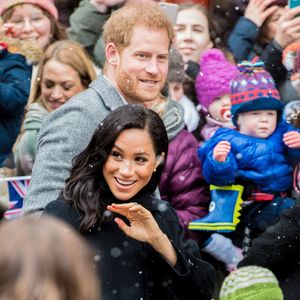Le prince Harry, duc de Sussex, et Meghan Markle, duchesse de Sussex, enceinte, visitent le Bristol Old Vic. à Bristol le 1er février, 2019 Backgrid USA / Bestimage