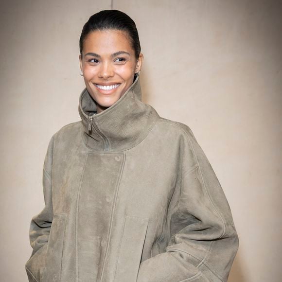 Tina Kunakey a partagé une excellente nouvelle sur son compte Instagram. 

Tina Kunakey - Photocall du défilé Jacquemus au 51 rue Raynouard lors de la Fashion Week Masculine prêt-à-porter Automne/Hiver 2025-2026 à Paris. 
© Olivier Borde / Bestimage