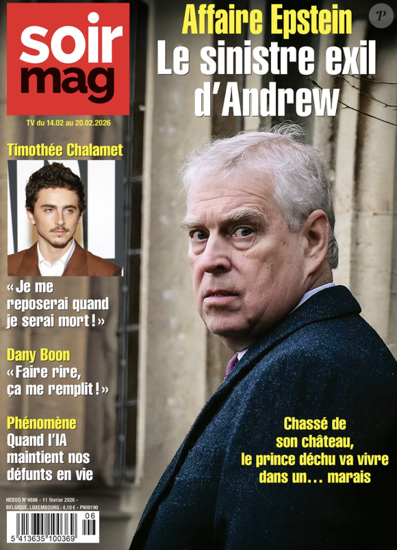 Couverture du magazine belge "Soir Mag".