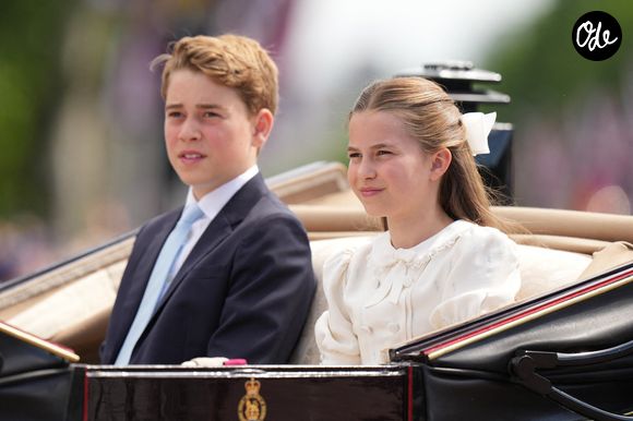 Le prince George de Galles, la princesse Charlotte de Galles - Des membres de la famille royale assistent à la parade « Trooping the Colour » au palais de Buckingham, à Londres, au Royaume-Uni, le 13 juin 2026.

© Julien Burton / Bestimage