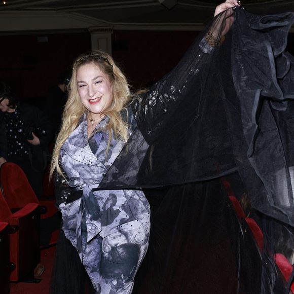 Marilou Berry -  Arrivées au défilé Julien Fournié Haute Couture printemps/été 2024 (PFW) à Paris le 23 janvier 2024.

© Christophe Aubert via Bestimage