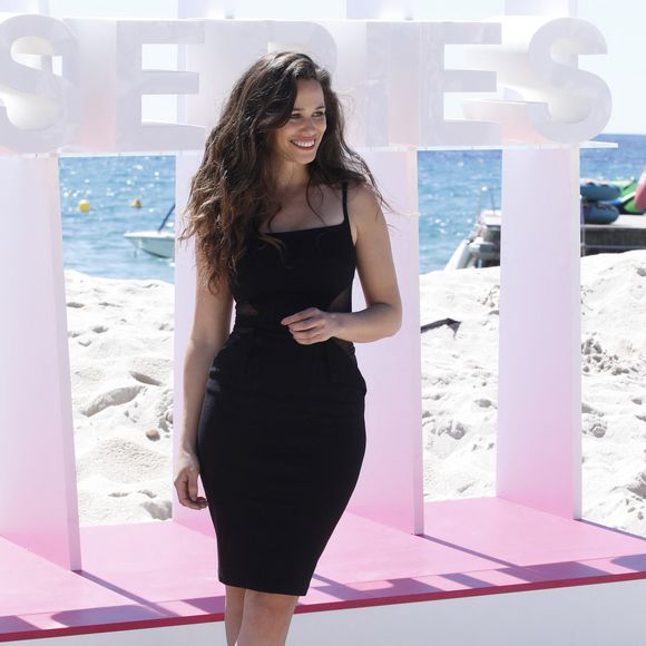 Lucie Lucas (Cannes Confidential) - Photocall à l'hôtel Mariott lors du festival Canneseries saison 6 au palais des festivals à Cannes le 16 avril 2023. © Denis Guignebourg / Bestimage
