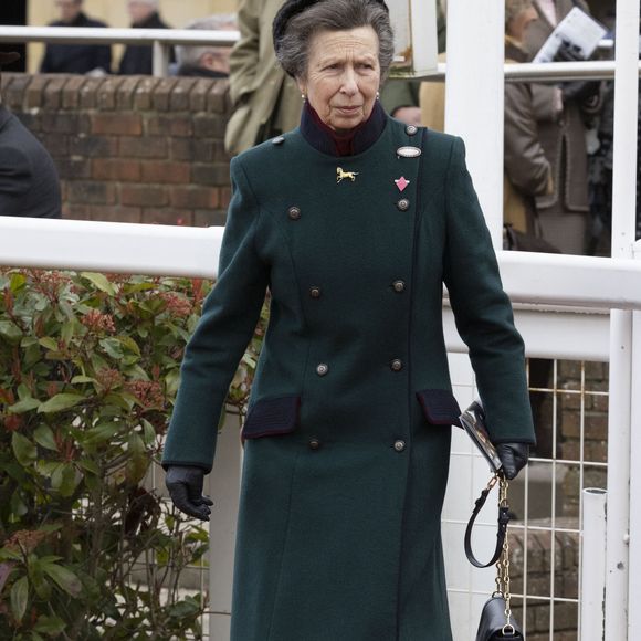 La princesse Anne au Gold Cup Day of  the Cheltenham Racing Festival 2025. © GoffPhotos/Bestimage