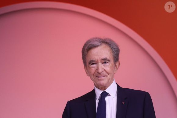 Bernard Arnault, président-directeur général du groupe LVMH, durant un débat au salon Viva Technology (VivaTech 2023) au Paris Expo Porte de Versailles à Paris, France, le 15 juin 2023. © Stéphane Lemouton/Bestimage