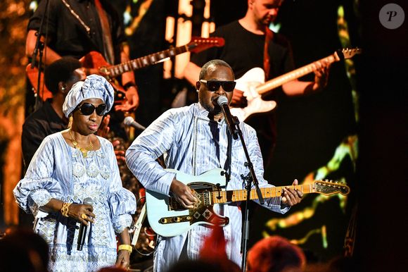 Exclusif - Sur scène le duo Amadou et Mariam - "Africa , le Grand Concert" diffusé le 29 juillet sur France 2 à 21:05 mettra à l'honneur, depuis Montpellier, les artistes qui ont l'Afrique en commun. Un rendez-vous pour un voyage musical inédit.
© Jean-René Santini / Bestimage