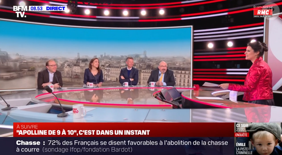 Apolline de Malherbe dans "Apolline de 9 à 10", le 28 mars 2025, sur BFMTV