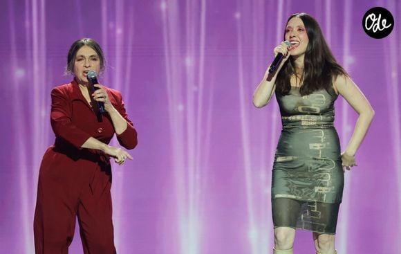 Exclusif - Catherine Ringer et sa fille Simone Ringer - Enregistrement du concert "Nos voix pour toutes", au profit de La fondation des femmes, à l'Adidas Arena à Paris, diffusée le 11 décembre sur TMC
© Coadic Guirec-Cyril Moreau / Bestimage