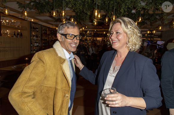 Exclusif - Luana Belmondo et Paul Belmondo - Luana Belmondo lors du lancement de son livre "Italia mia Luana cuisine Rome" et de l'annonce de la diffusion de la série d'émissions sur la chaîne TV My Cuisine, au  restaurant l'Osteria del Vino du marché spacieux Eataly Paris Marais à Paris le 7 novembre 2019. © Tiziano Da Silva - Pierre Perusseau/Bestimage
